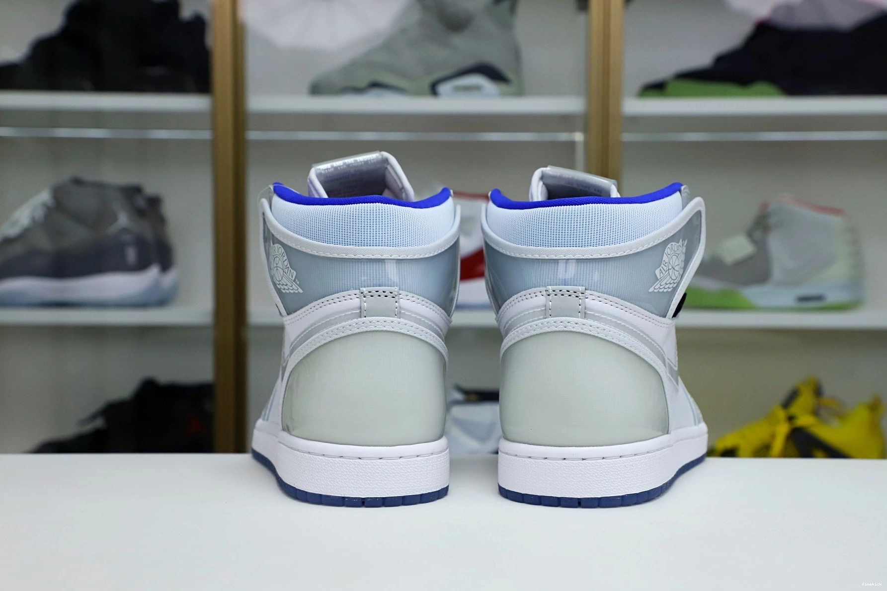 JORDAN BLUE' ZOOM 'RACER AIR 1 HIGH 0126